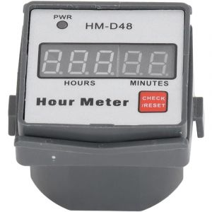 Sjlerst - Compteur horaire Affichage numérique 0999.99h Minuterie Compteur horaire ac 220V pour équipement moteur