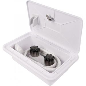 Kit de cabine de douche ext&eacute;rieure pour camping-car, r&eacute;sistante aux intemp&eacute;ries, pi&egrave;ces et accessoires, cabine de douche ext&eacute;rieure avec serrure et