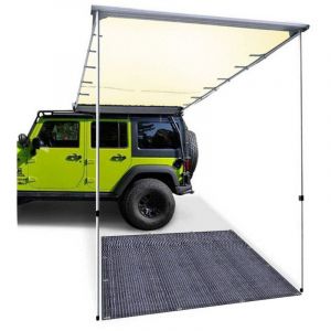 Swanew Tapis de tente Auvent tapis étanche camping tapis tente sol extérieur tente bâche pique-nique couverture caravane 250x300CM