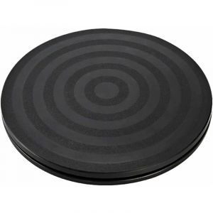 1 Pi&egrave;ce Plateau Tournant Solide Plateau Tournant &agrave; 360&deg; avec Roulement Base de Plaque Tournante Plateau Tournant TV Plateau Universel Rond Support