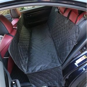(noir)Housse de Si&egrave;ge pour Chien 137x147cm, Protection de Si&egrave;ge Arri&egrave;re Imperm&eacute;able Hamac, Taille Universelle pour Voiture/ SUV/ Camion