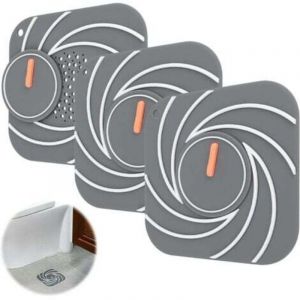 Filtre Evier Cuisine Silicone 15 cm, Anti Bouche Filtre a Cheveux de Baignoire -3 Pi&egrave;ces