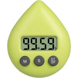 Minuteur de Cuisine LCD minuteur de Douche num&eacute;rique &eacute;tanche 5 Couleurs d'&eacute;conomie d'&eacute;nergie en Forme de Goutte