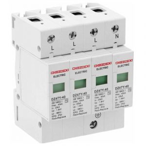 Lntyq - Parafoudre pour tableau électrique,DZ47Y-40KA 385V spd House Parafoudre Protection Basse Tension Parafoudre 4P Dispositif de Protection,