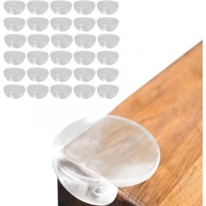 Lot de 30 protections d'angle pour table de b&eacute;b&eacute;, protection compl&egrave;te, petite boule d'angle