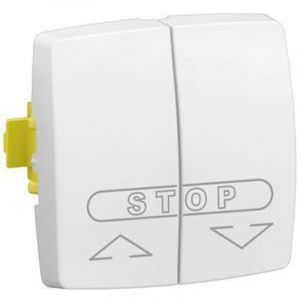 Double poussoir pour volets roulants Appareillage saillie complosable blanc - LEGRAND - 086110L