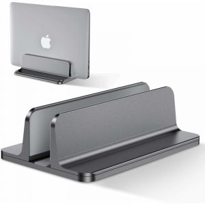 Support Ordinateur Portable Vertical, Support pc Portable en Aluminium R&eacute;glable Bureau Laptop Stand pour MacBook Pro/Air, iPad, Surface, hp, Lenovo,