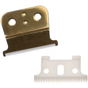 2x lames de rechange compatible avec Andis gtx T-Outliner T-Blade Trimmer 04775, ls, LS2-TRIMMER tondeuse à cheveux - Vhbw
