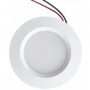 Mini Spot LED Encastrable perçage 55mm diamètre 68mm Compact 3W DC12V étanche IP54 Salle de bain, cuisine, meubles (Aluminium, Blanc Naturel 4000K)