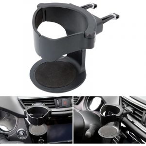 Porte-gobelet pour sortie d'air de voiture, cendrier portable &agrave; acc&egrave;s facile d'une seule main pour gobelets de moins de 8,5 cm de diam&egrave;tre.