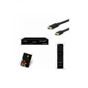 STRONG SRT 7404 Récepteur Satellite + Cable HDMI + Carte Haute Definition