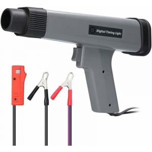 12 V Professionnel Affichage Num&eacute;rique Inductif Timing Light Voiture Moto Moteur &Agrave; Essence Allumage Synchronisation Lampe Stroboscopique D&eacute;tecteur