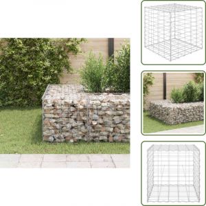 Vidaxl - Lit sur&eacute;lev&eacute; cube &agrave; gabion Fil d'acier 50x50x50 cm - Jardini&egrave;re &agrave; Gabion - Bordure De Jardin - Bac &agrave; Plantation - D&eacute;coration Ext&eacute;rieure