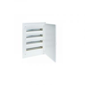 VF418PES Tableau électrique encastré vf golf 4 rangées 72 modules blanc opaque+QC - Hager
