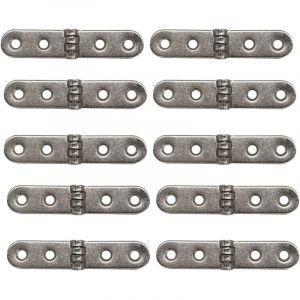 Charniere 10 Pi&egrave;ces avec Vis de Charni&egrave;re,Charniere Porte, Charniere Porte Placard, pour Bo&icirc;te en Bois, Bo&icirc;te &agrave; Souvenirs, Bo&icirc;te de Rangement, Coffre