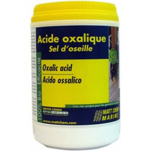 Nettoyant pour bois à base d'acide Oxalique - MATT CHEM - 1 kg