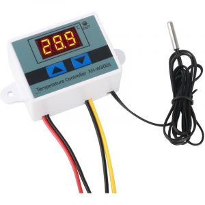 XH-W3001 12V Contr&ocirc;leur Temp&eacute;rature Sonde &Eacute;tanche 120W Digital Thermostat -50110&deg;C LED R&eacute;gulateur Temp&eacute;rature Constant pour Chauffage ou