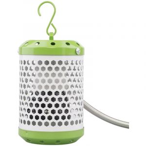 Lampe chauffante pour cage &agrave; oiseaux et reptiles avec pare-soleil, lampe chauffante en c&eacute;ramique inoffensive et non lumineuse, adapt&eacute;e aux oiseaux,