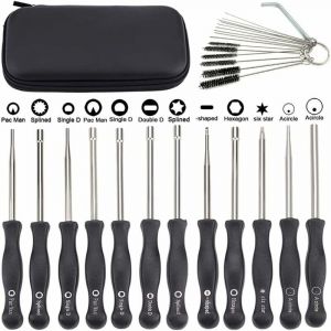 Lot de 12 outils de réglage carburateur avec scredrivers acircle pour petit moteur 2 temps pour Husqvarna pour tronçonneuse