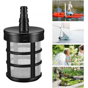 （4.6&times;4.6&times;6.4cm）Filtre &agrave; s&eacute;diments de Jardin, Filtre de Tuyau d'aspiration, cr&eacute;pine de Pompe &agrave; Eau, Filtre de Tuyau Auto-amor&ccedil;ant, Filtre d'aspiration