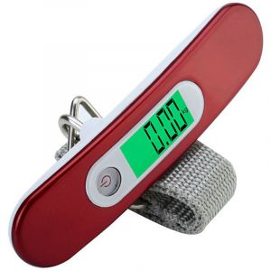 Pese Bagage Electronique Balance Portable Pese Bagages Numérique Max 50Kg/110Lb (LB,g,Oz,kg) Balance électronique/Fonction