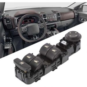 Interrupteurs de Voiture pour Citroen C5 I,Interrupteur de L&egrave;Ve Vitre Porte Avant Gauche pour Citr0-en C5 II,6554.HQ,Interrupteur de L&egrave;Ve-Vitre pour