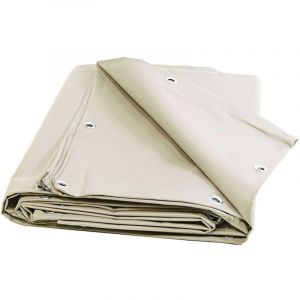 Toile Pergola Ivoire 3x4,5 m XP640PR - Garantie 10 ans - B&acirc;che Pergola ou Tonnelle &eacute;tanche en pvc - Made in France - Tecplast