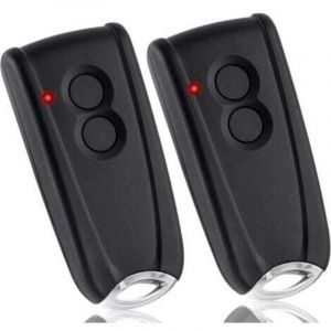 &Eacute;metteur Porte de Garage pour ECOSTAR RSC2 433,92MHz Compatible avec Ecostar RSC2-433, RSE2-433, RSZ1-433 T&eacute;l&eacute;commande Portail, 2 Pack
