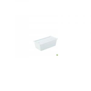 Revol - 638555 terrine rectangulaire avec couvercle + plateau porcelaine blanc 24,2 x 11,4 x 7 cm