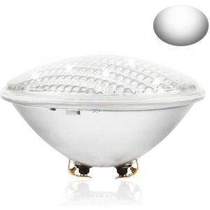 35W Blanc Lampe Piscine LED PAR56, Etanche IP68 &Eacute;clairage Sous-Marin LED, Projecteur Piscine LED AC/DC 12V, Aquarium Piscine D&eacute;coration Jardin