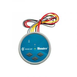 Hunter - Programmateur d'arrosage à piles NODE-BT-400, 4 zones d'irrigation 9V