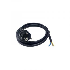 4M Cordon d'alimentation en Caoutchouc H07RN-F 3x1,5mm, Photovoltaïque ac Câble avec Prise Schuko (cee 7/7) pour Micro-onduleur APsystems Hoymiles