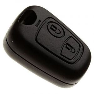Coque de Cl&eacute; sans Lame Compatible avec Citro&euml;n Saxo, Xsara Picasso et Berlingo Boitier Clef Plip Voiture T&eacute;l&eacute;commande 2 Boutons