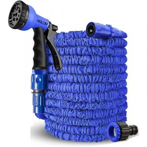 Frixovel - Tuyau d'arrosage extensible de 7.5m/15m/22.5m/30m/37.5m tuyau d'arrosage extensible 3 fois, tuyau magique flexible, anti-fuite, léger et