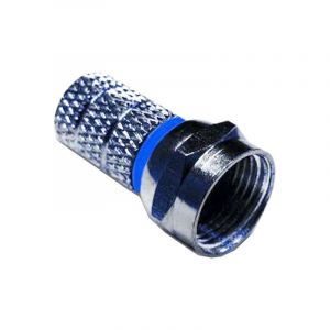Connecteur pour les câbles de télévision par satellite et terrestre type f vis pour câble 7.0mm 287192