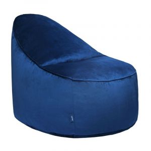 Loft 25 - Fauteuil poire relaxant pour adulte pour salon, fauteuil poire en velours au design ergonomique, 90x100x70 cm chaise longue d'intérieur