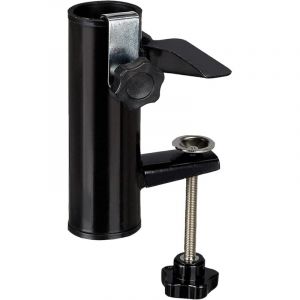 Clip de Parasol en M&eacute;tal, Pince de Table pour Parasols de Jardin, Support Parasol Balustrade, Fixation de Parasol, Support Parasol Balustrade, pour