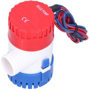 Pompe de cale dc semi-automatique interrupteur électrique petite pompe submersible pour vidange fournir de l'énergie 12V/24V 350/500/750/1100GPH(24V