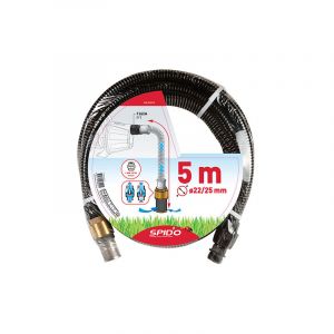 Raccord plastique coud&eacute; cannel&eacute; f 33/42 ⌀ 30 - Spido