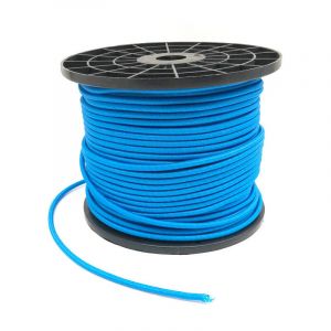 Sandow &eacute;lastique en bobine D. 6 mm x L. 100 m&egrave;tres haute qualit&eacute; et anti UV - Bleu - D-Work