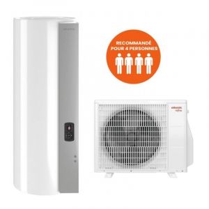 [JAMAIS UTILISE] Chauffe-Eau Thermodynamique 200L ATLANTIC Calypso Split Connect&eacute; Mural Compatible Trin&eacute;o - 232523-232521