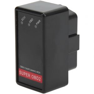 Jeffergarden Bo&icirc;tier de r&eacute;glage de la consommation de carburant OBD2 avec interrupteur, 12-24 V, ABS universel ECO, &eacute;conomiseur d'&eacute;nergie pour voiture