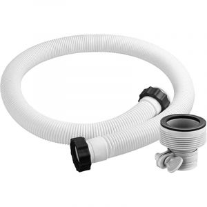 Tuyau de pompe &agrave; sable de piscine 140 x 3,8 cm pour piscine hors-sol pour piscine hors sol tuyaux de pompe &agrave; eau sal&eacute;e pour pompe de filtration et