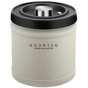 Bo&icirc;te &agrave; Caf&eacute;,1100ml Vide Bo&icirc;te &agrave; Caf&eacute; Herm&eacute;tique en Acier Inoxydable,Coffee Vault Herm&eacute;tique de Conservation pour Caf&eacute; en Grains Caf&eacute; Moulu Noix