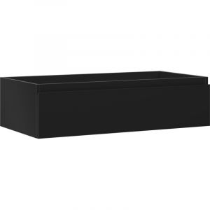 Mexen Orio armoire de salle de bain sous vasque 90 cm, 1 tiroir, noire mate - 91A10-09023-1-BF71