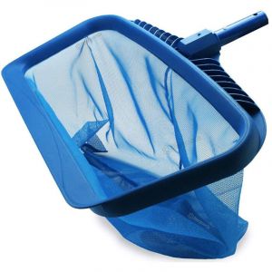 &Eacute;puisette de piscine professionnelle, outil de nettoyage robuste avec sac en maille de nylon fin et profond - Nettoyage rapide, bord de ramassage