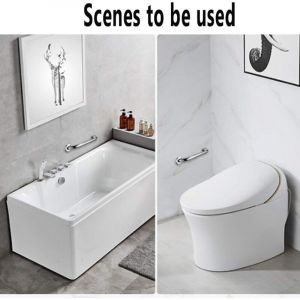 Barre d'Appui Salle Bains en Acier Inoxydable Poign&eacute;e de Baignoire de Salle de Bain Senior Poign&eacute;e de Douche Barres de S&eacute;curit&eacute; Poign&eacute;e Douche Main