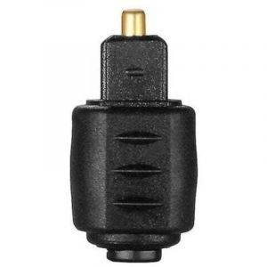 Adaptateur audio optique pratique prise jack femelle 3,5 mm vers num&eacute;rique