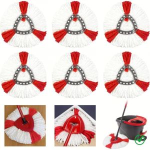 6 Pi&egrave;ces Recharge Serpill&egrave;re Compatible avec Les Syst&egrave;mes Vileda Turbo 2-en-1 / EasyWring & Clean &ndash; T&ecirc;tes de Serpilli&egrave;re Microfibre de Rechange pour