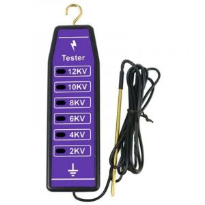 Outil de test de tension de cl&ocirc;ture de ferme de 2-12kv, testeur de tension de cl&ocirc;ture &eacute;lectrique, &eacute;lectrificateur solaire